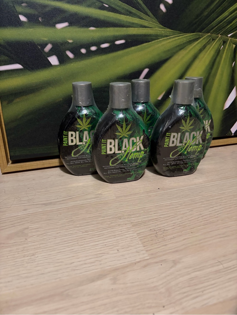 Paint It Black Hemp Tanning Lotion